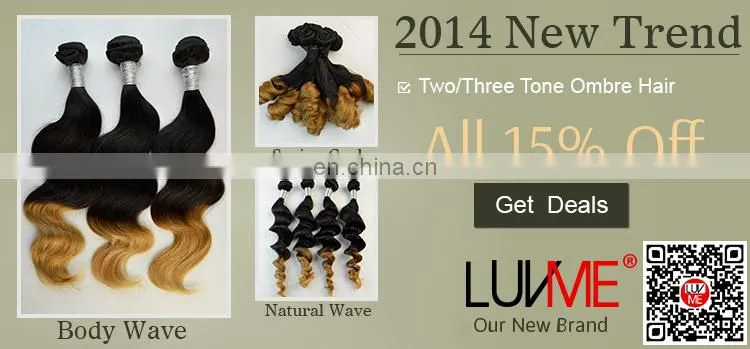 Wholesale Unprocessed Queen Virgin Human Hair Ombre Loose Weave