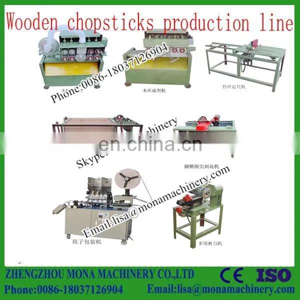 Best quality bamboo skewer making machine / chopsticks forming machine / round chopsticks making machine