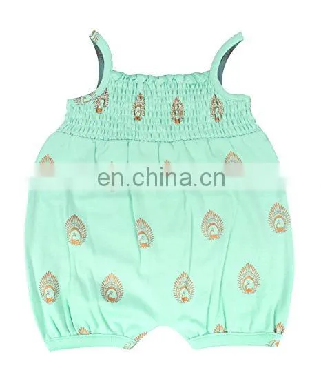 Summer baby clothing hot sale baby girl floral bubble romper infant and toddler baby romper with matching headband