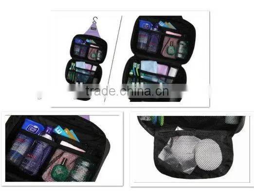Portable Multi-Functional Waterproof Travel Toiletry Wash Cosmetic Bag Makeup Storage Case Hanging Grooming Storage Bags