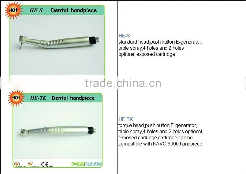 CE Approved high speed handpiece dental