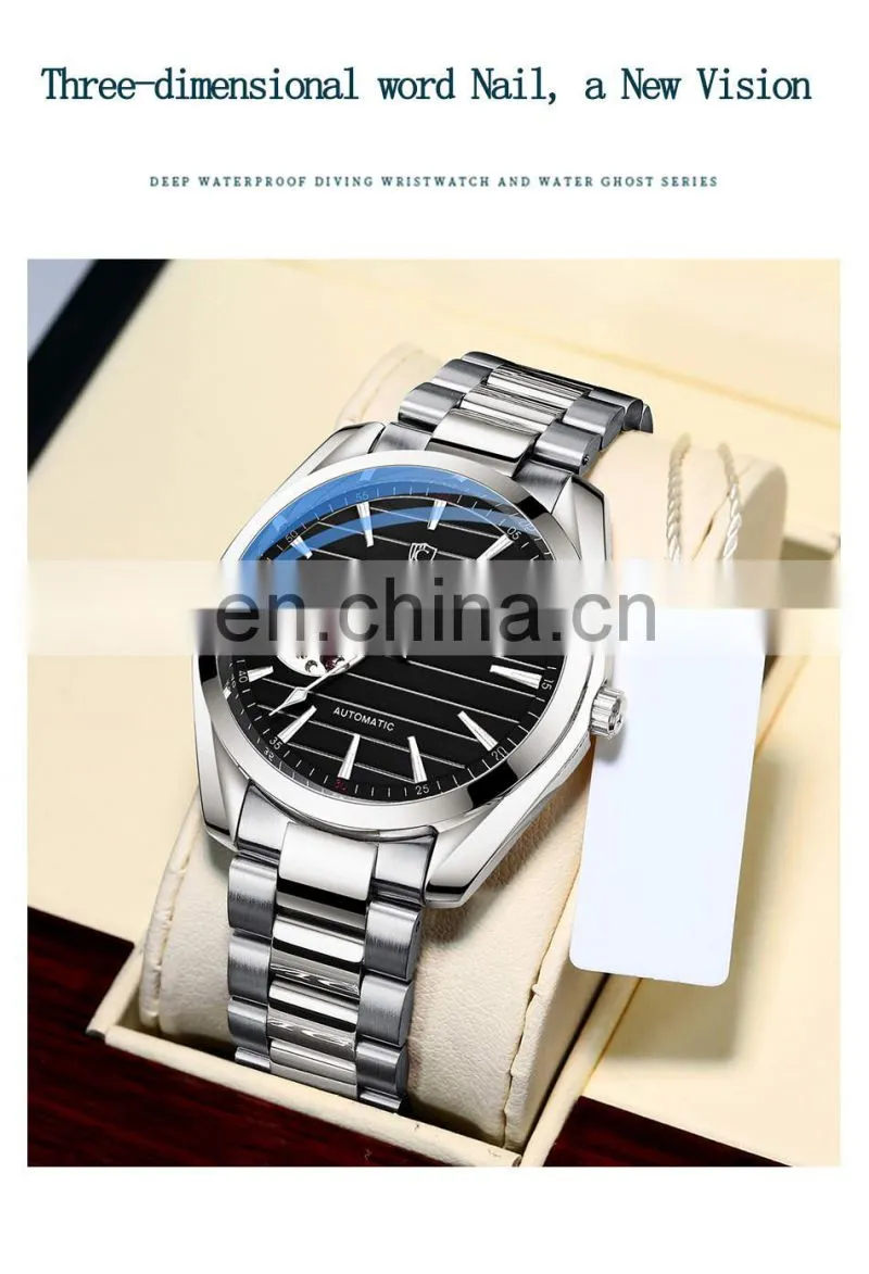 CHENXI 8806 Men Mechanical Automatic Watch Stainless Steel Sport Waterproof Mechanical Watches