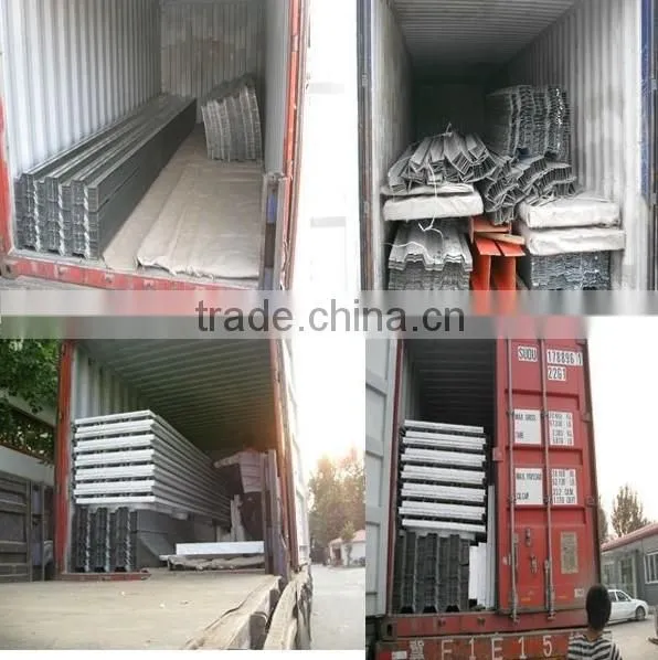 high quality galvanized concrete floor deck