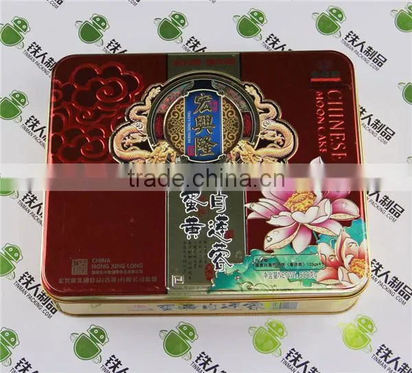 Metal cake tin box