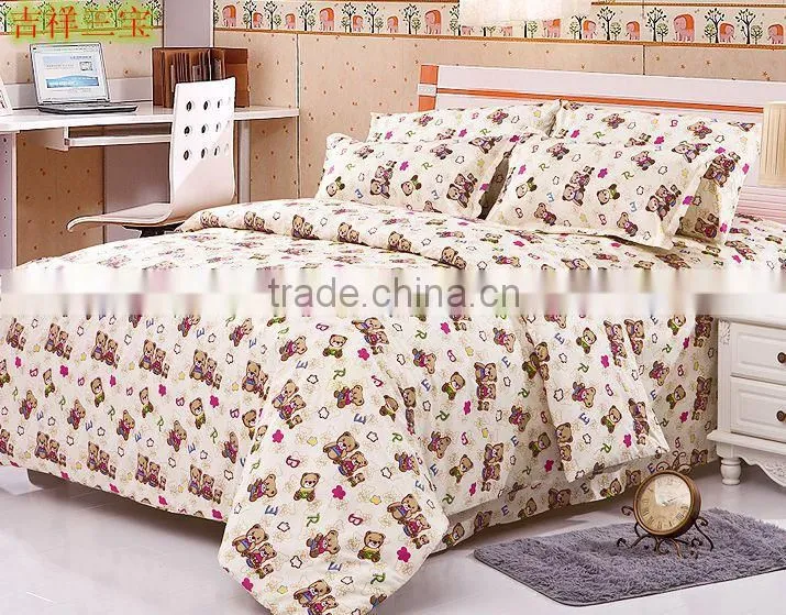 2016 latest100% cotton printed Autumn wintet bedding
