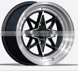 Item TL0805 15x8.0 wholesale wheel rim PCD 4x100 114.3 silver MB cast wheel fit for replica wheels
