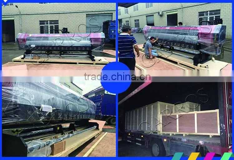 240 sqm/hour Konica Large Format Digital Printer With KM512i 30pl Heads