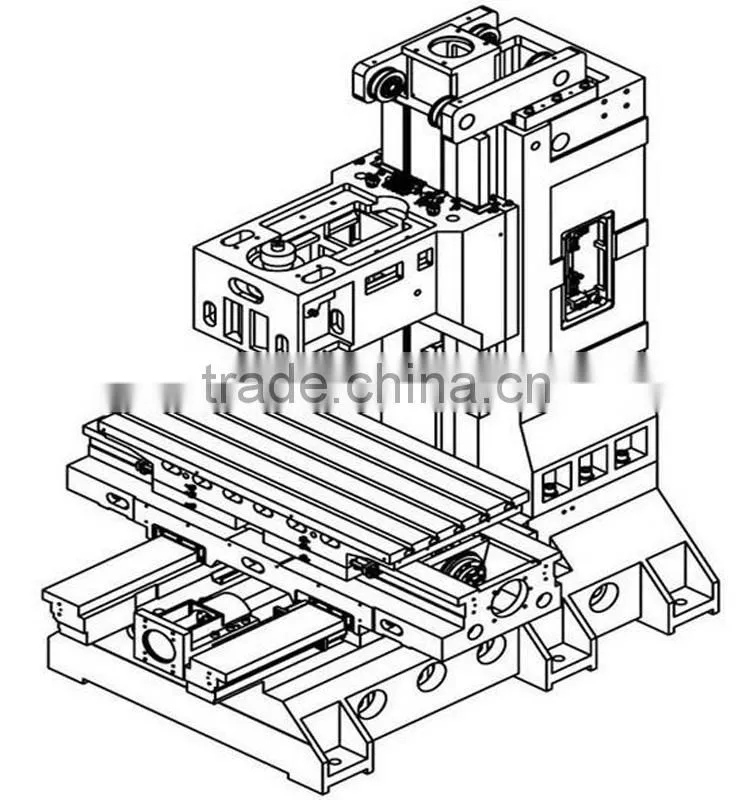 high performance cnc milling machine for alternator processing