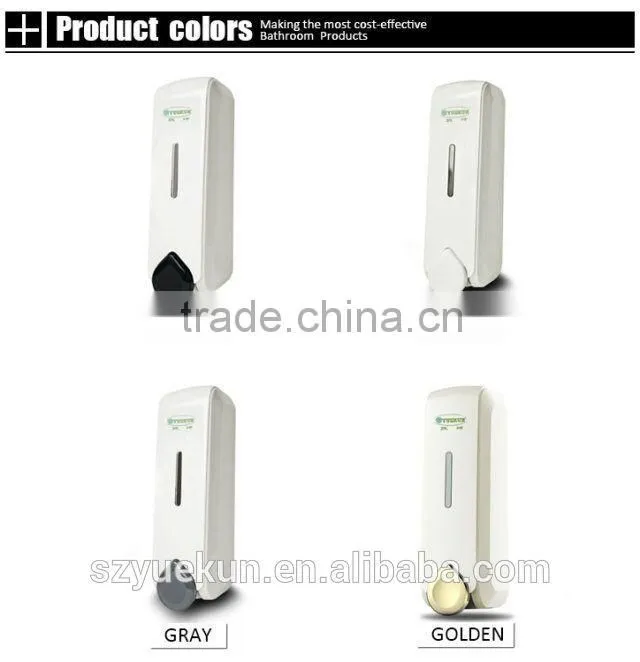 Cheap wholesale hotel hanging manual liquid soap dispenser YK1084