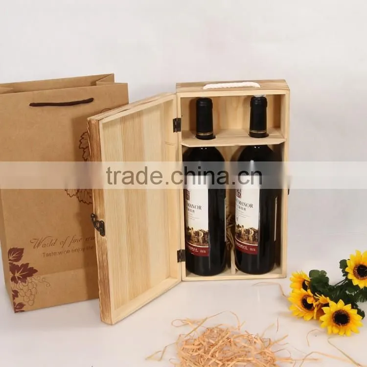 Wholesale 3 Bottle Wooden Box Wine, Wooden Wine Boxes for Sale, Wine Box Wood