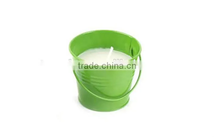 CCBM-T001 2 inch Mini christmas candle filling in bucket, candle box, candle gift box