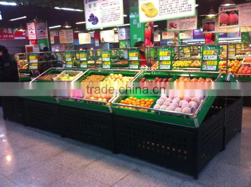 APEX supermarket vegetable and fruit display shelves/fruit vegetable shelf/fruit vegetable display rack