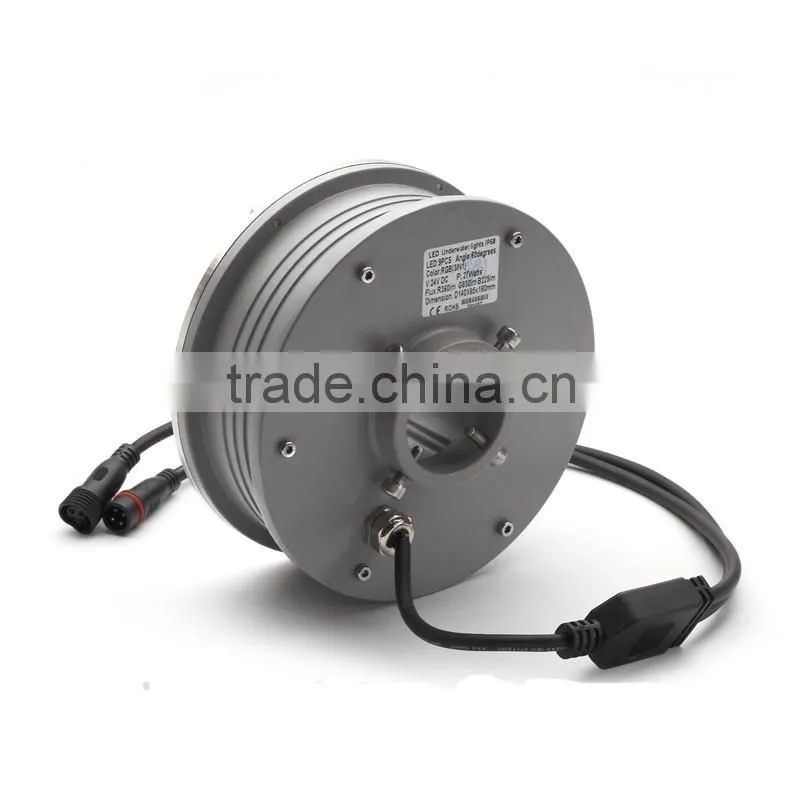 High Quality 9W LED Fountain Light,RGB LED Fountain Light DMX512 Controller