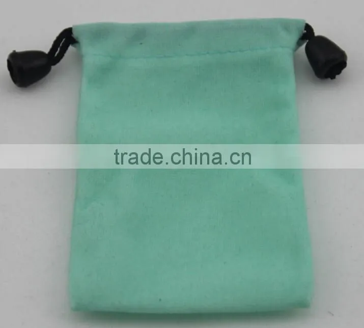 Hight Quality Custom velvet bag flock pouch Wholesale cloth pouch satin pouch B269