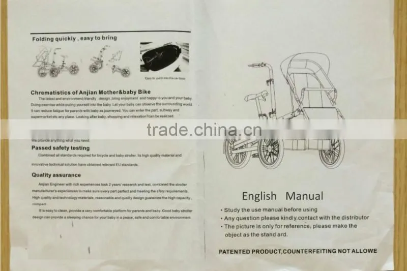 enjoy life happy time mother baby stroller bike