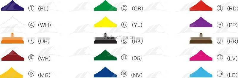 3x3m portable high quality steel frame canopy gazebo folding tent