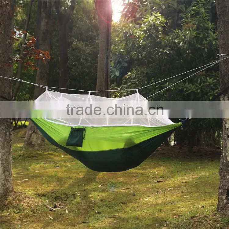 Ultralight Travel Portable Camping Hanging Bed Fabric For Hammock Swing With Mosquito Net