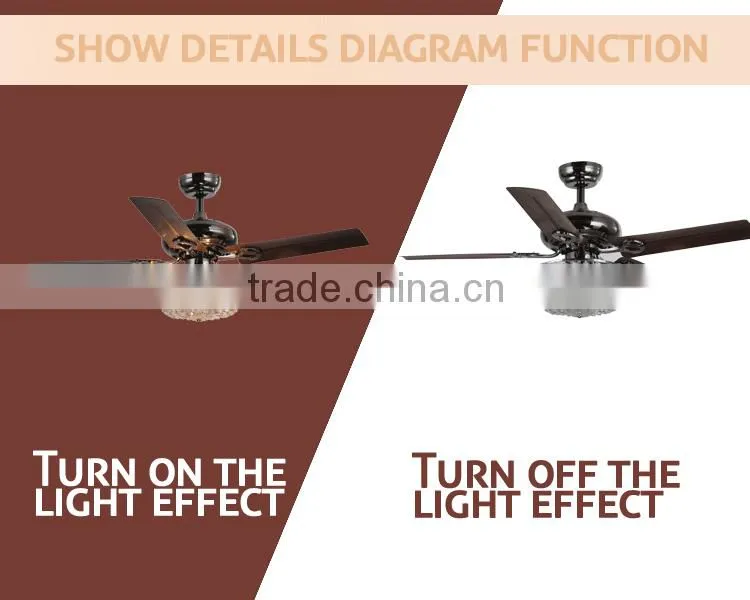 Brown Color Hand Pull Ceiling Fan