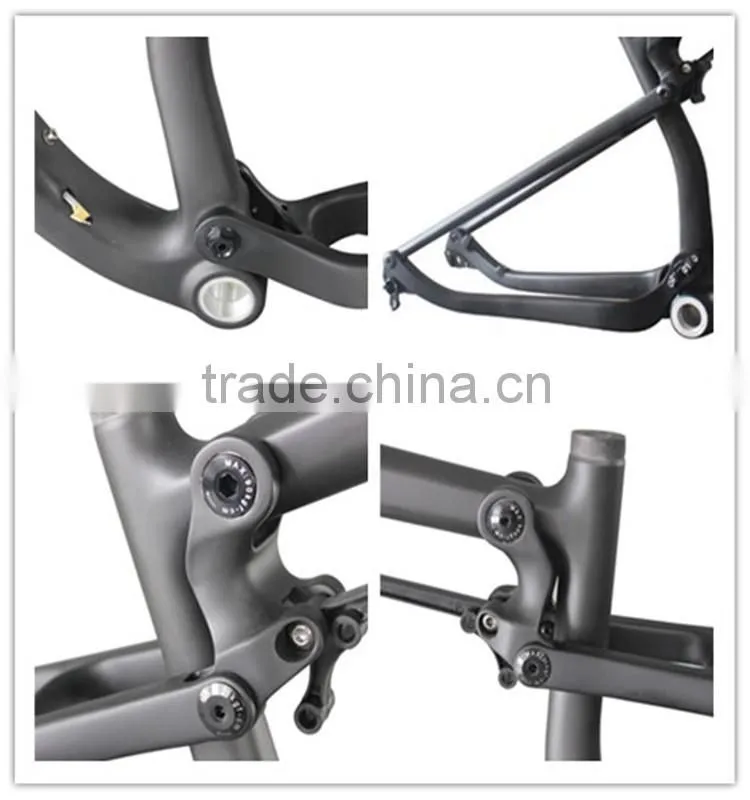 2016 sale Full Suspension 29er Thru axle 142*12 Carbon MTB Frame