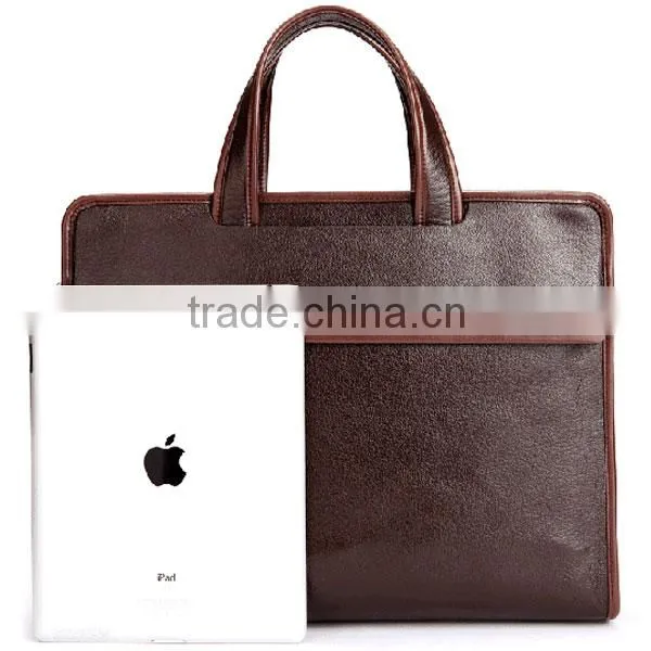 2014 famous brand custom mens leather messenger bag laptop briefcase wholesale handbag china