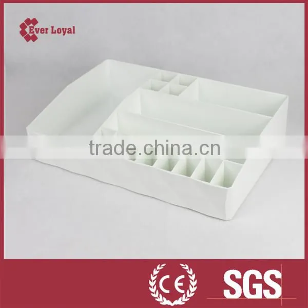 Plastic jewelry & cosmetic storage display box, make up tool storage box ,makeup storage
