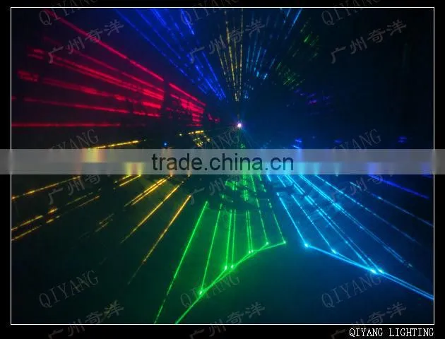 professional 4000mW 30K animation rgb stage laser light