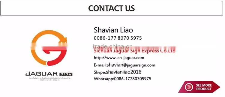 Cheap beautiful high quality epoxy resin led channel letter signs