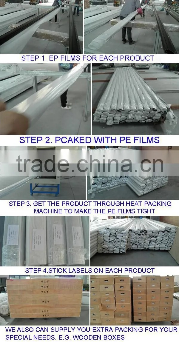 square round tube,rectangle tube, h shape I shape L shape u shape aluminium profiles with heat transfer paper of wooden grain