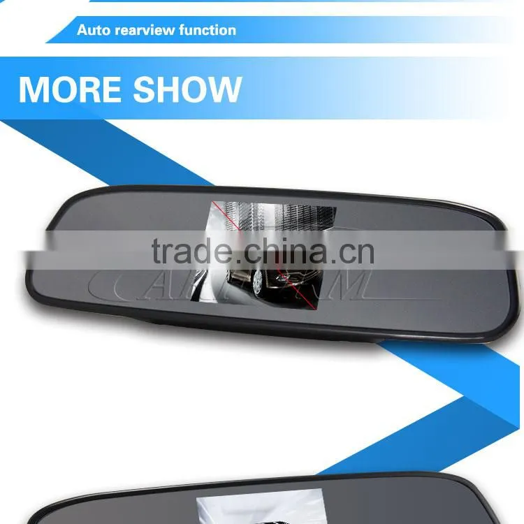 car rear view mirror 3.5 inch 12v dc lcd monitor
