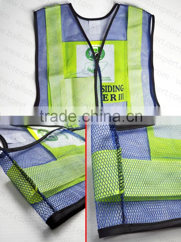 Election volunteer safety reflective vest