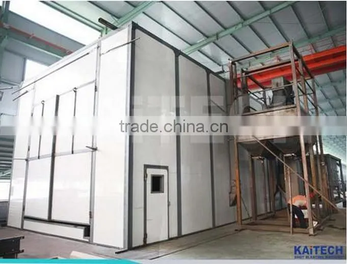 High automatic sand blast room