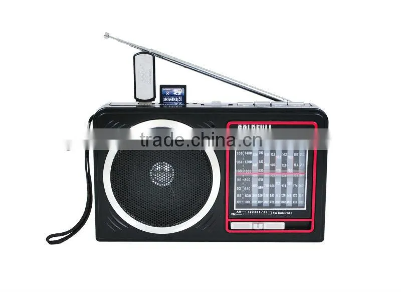 Hot Sale Torch Light Multi Brand USB SD AM/FM Portable Radio