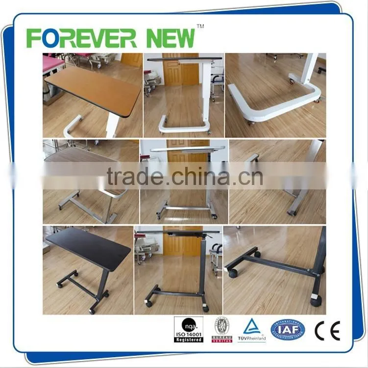 YXZ-023 Hospital Movable Over Bed Table For Hospital Bed