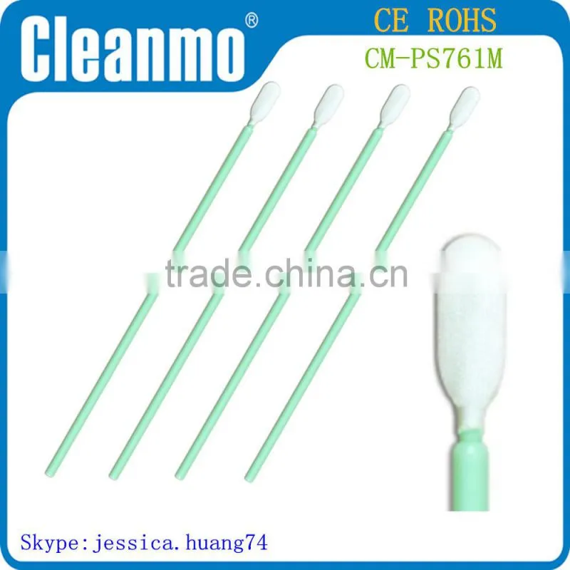 Cleanroom microfiber swab for industry use