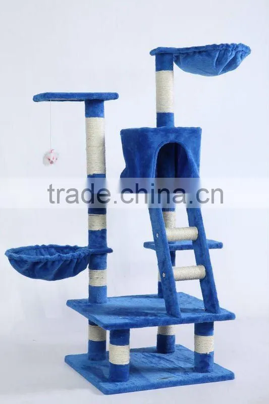 48" Cat Tree House Condo Scratcher Cat Climbing