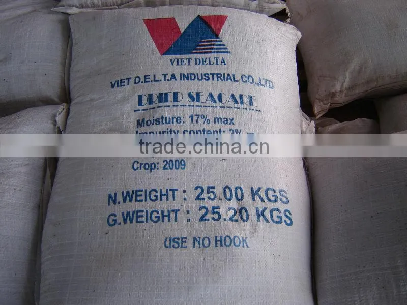 Sargassum seaweed raw material used for animal feed / fertilizer - alginic acid 10.5% organic 45%