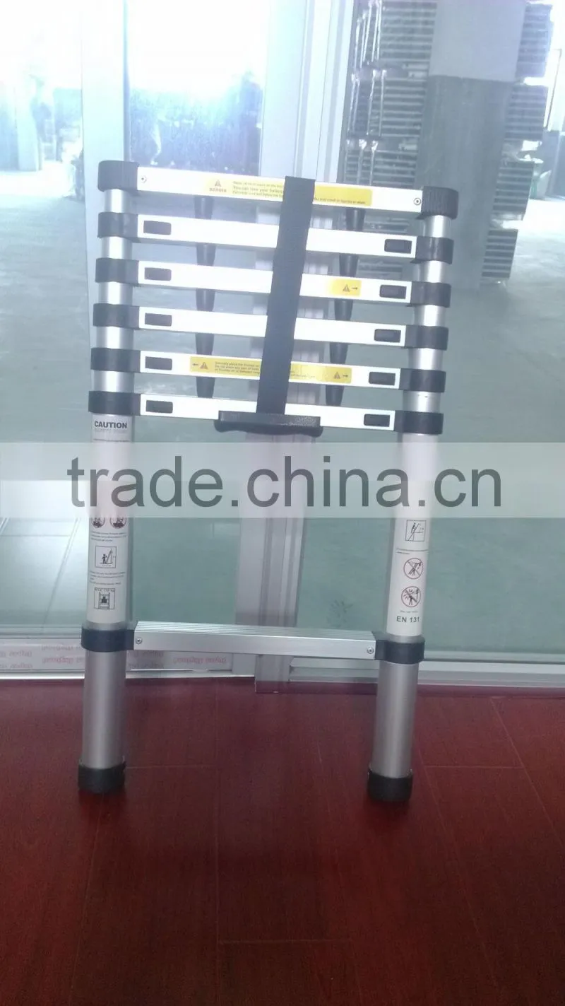 Aluminium folding telescopic lightweight ladder , aluminium frame step stool ladderAY-ZJ1020 with EN131