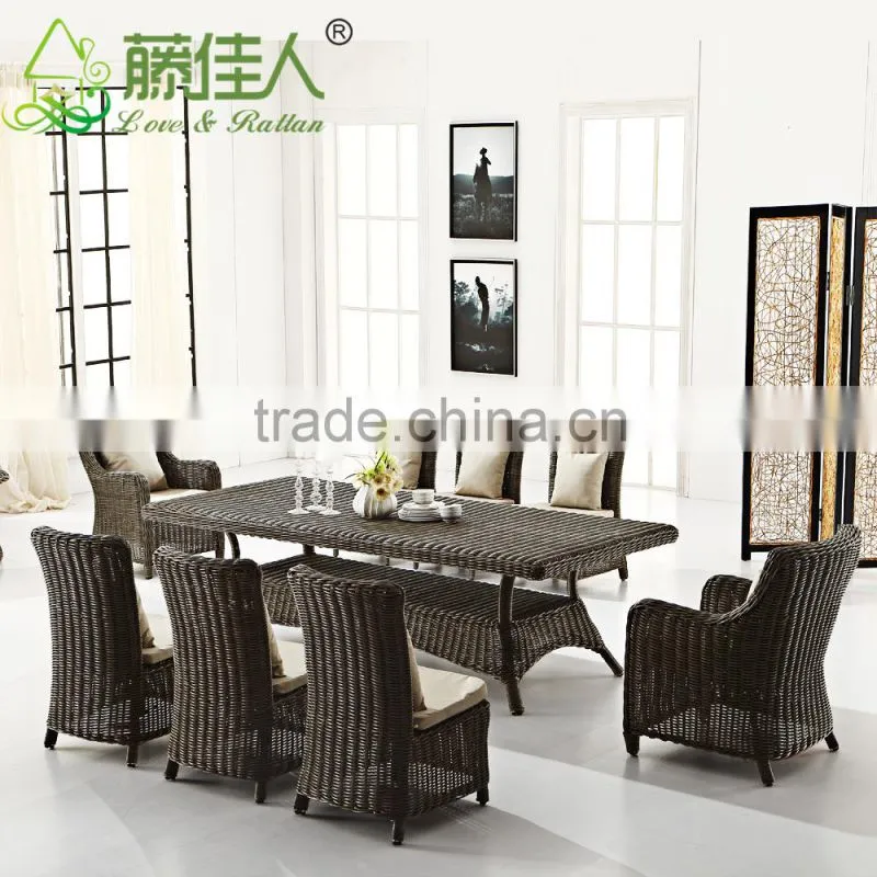 2016 New Design Outdoor Resin Wicker coffee shop sofa set