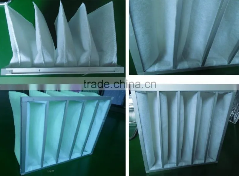 Polyester pocket filter