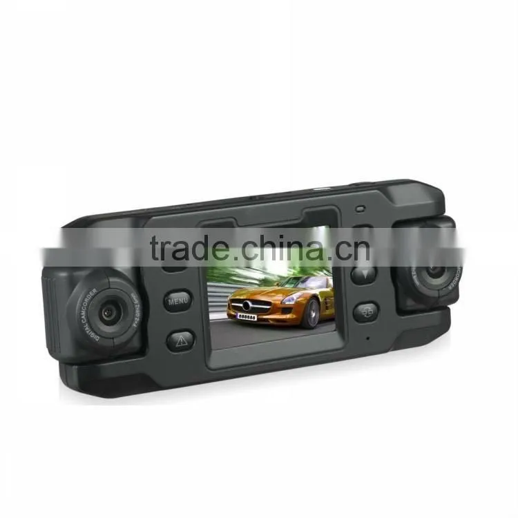 Factory offer GPS+Dual camera car DVR