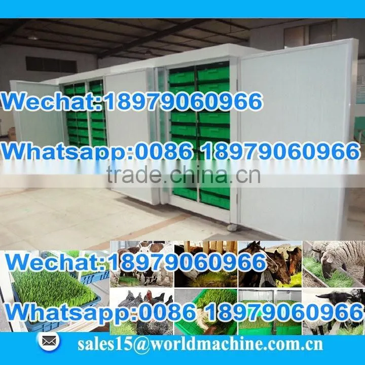 hydroponics trays fodder machine/animal feed machine
