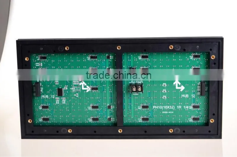 single color red led display module P10 dip led pixel lighting