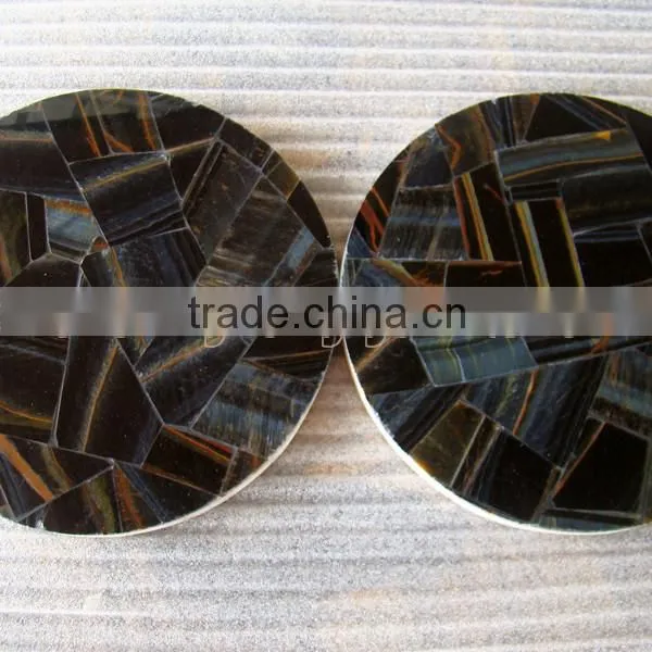 Unique and Extraordinary Luxury Blue Tiger Eye Tiles