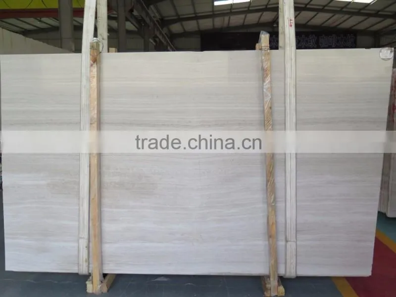 Wood White Marble Big Slabs