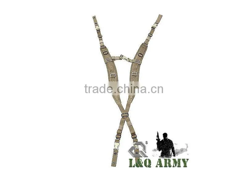 Tactical Suspender Low Profile Harness Coyote Tan