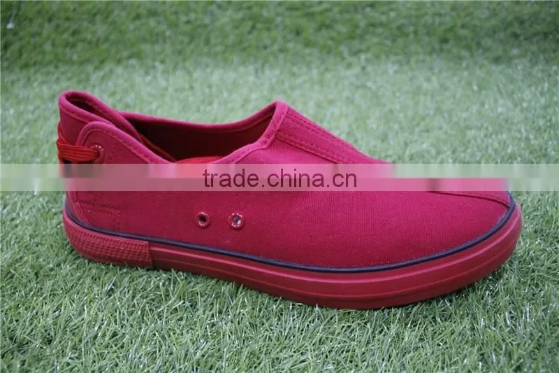 2016 slip on skull wholesale men canvas shoes