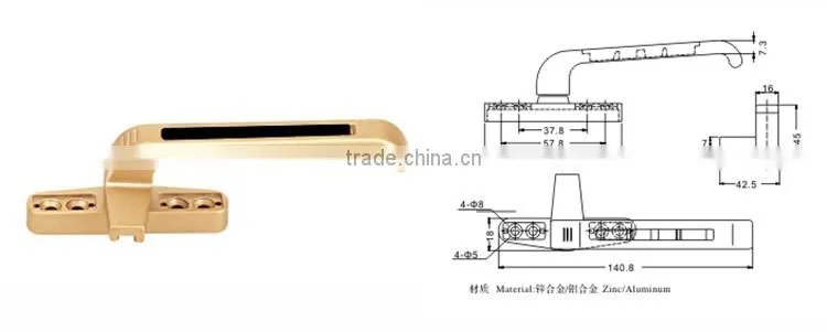 China Wholesale Low Price T Rope Pull Handle