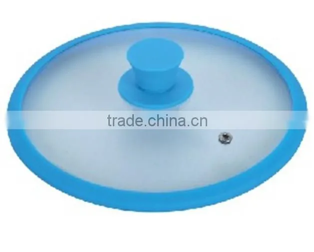 OEM manufacturer sell directly orange silicone adjustable cooking pot lid