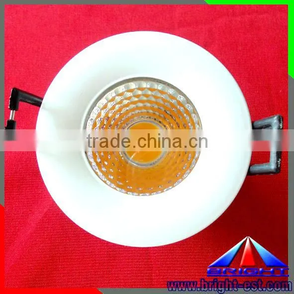 White COB Dimmable 5W LED Ceiling light,white LED ceiling light, LED down light