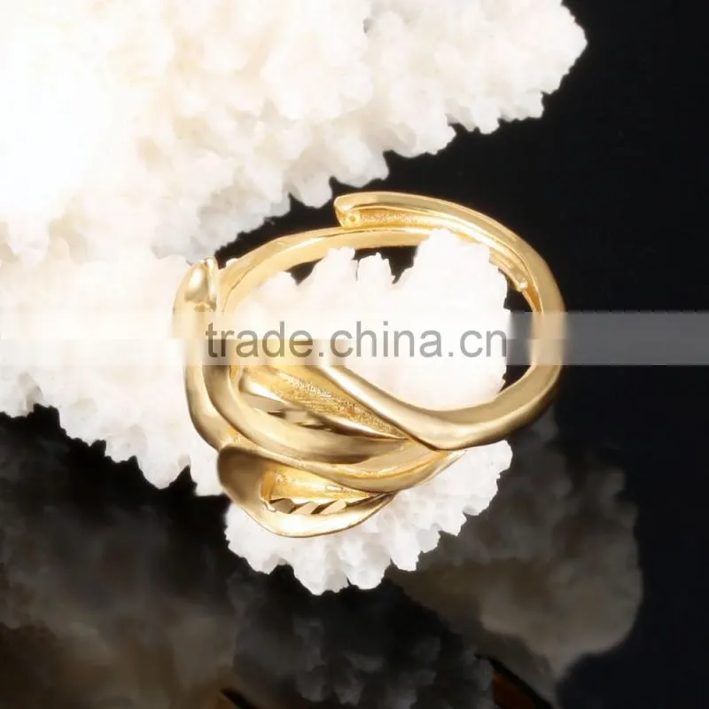 wholesale fashion jewelry special new women design antique gold finger ring
